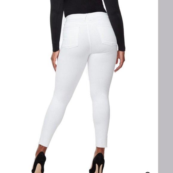 Good American Good Legs Crop Cascade Hem Jeans - Picture 13 of 14